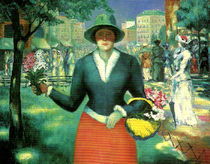 Kazimir Malevich flower girl